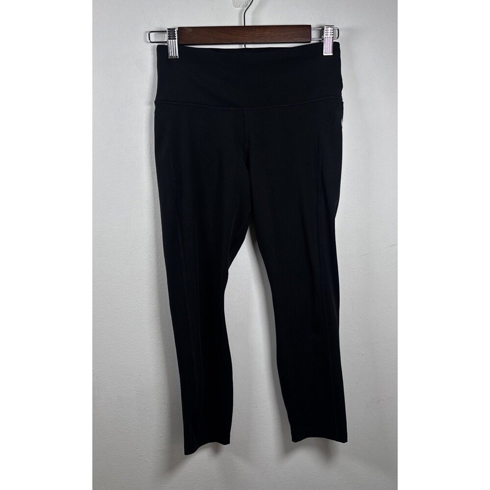 Nike Dri-FIT Leggings Women’s Small Black High Rise Crop Athletic Yoga Gym